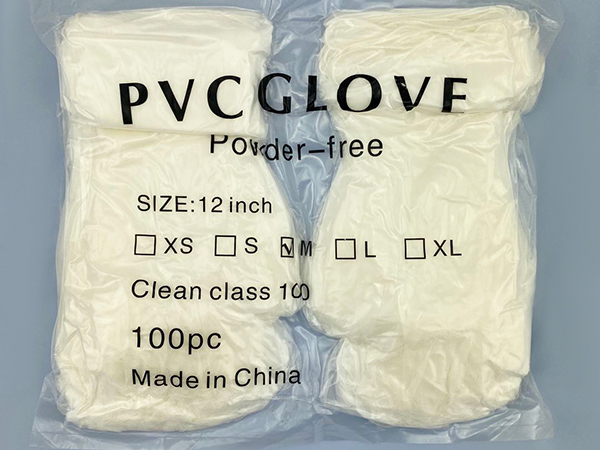 PVC手袋（クリーンルーム用）
